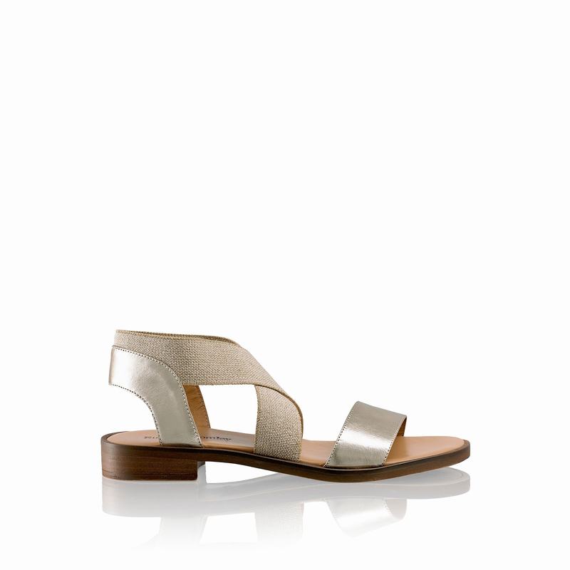 Russell And Bromley Tribeca Sandaler Dam Metallic | UXM955WS