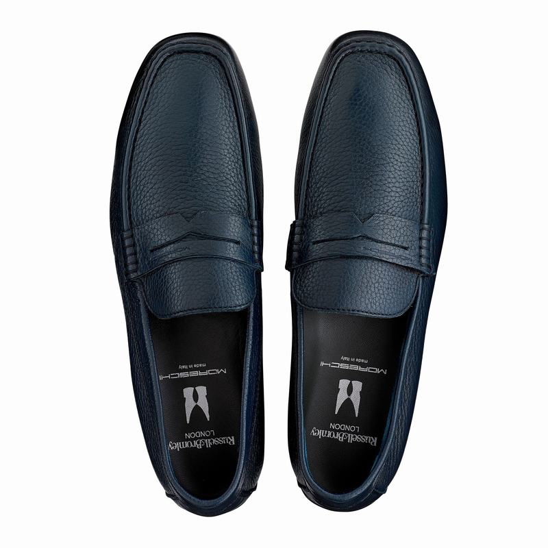 Russell And Bromley Ultimate Mockasiner Herr Blå | MSB4266HT