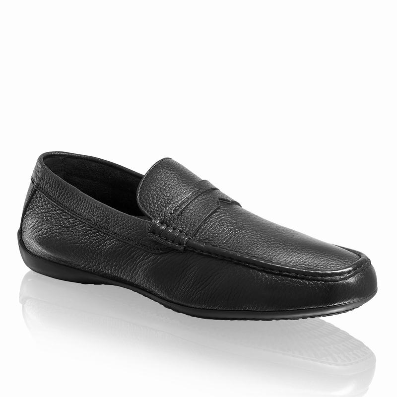 Russell And Bromley Ultimate Mockasiner Herr Svarta | ROS5374XH