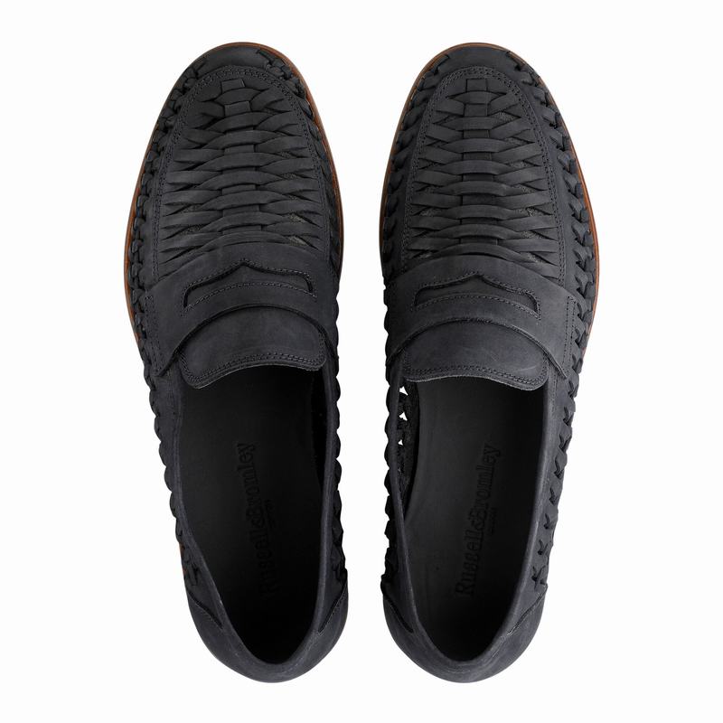 Russell And Bromley Uppercut Slip On Skor Herr Blå | VEU860NV