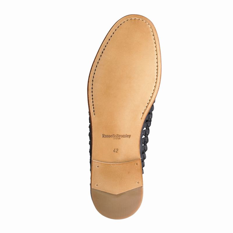 Russell And Bromley Uppercut Slip On Skor Herr Blå | VEU860NV