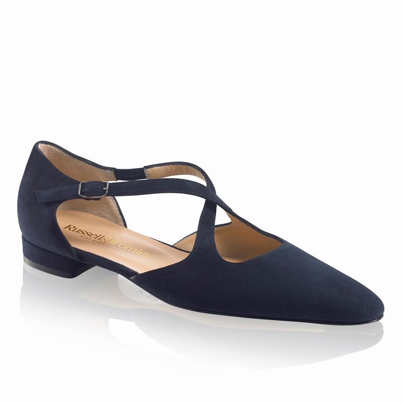 Russell And Bromley Xpresso Ballerina Dam Blå | CAZ8123JQ