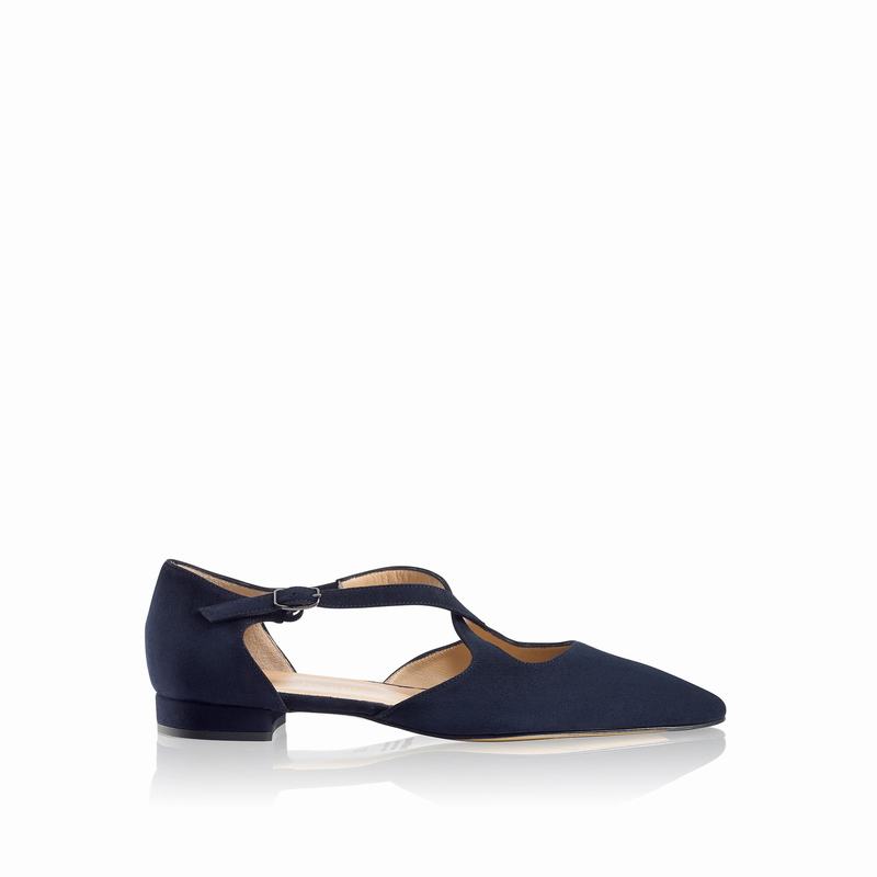 Russell And Bromley Xpresso Ballerina Dam Blå | CAZ8123JQ