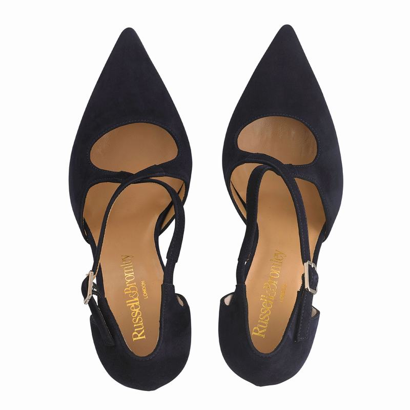 Russell And Bromley Xtra Hi Pumps Dam Blå | BGO4250SR