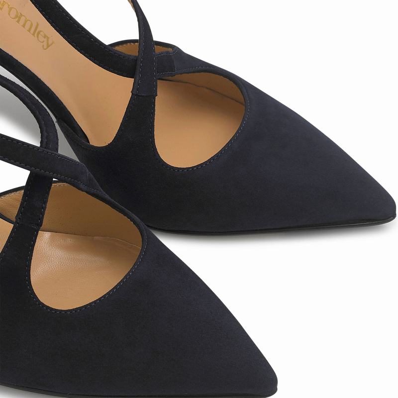 Russell And Bromley Xtra Hi Pumps Dam Blå | BGO4250SR