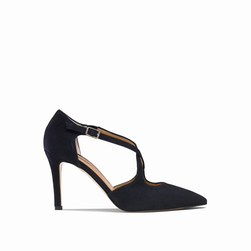 Russell And Bromley Xtra Hi Pumps Dam Blå | BGO4250SR