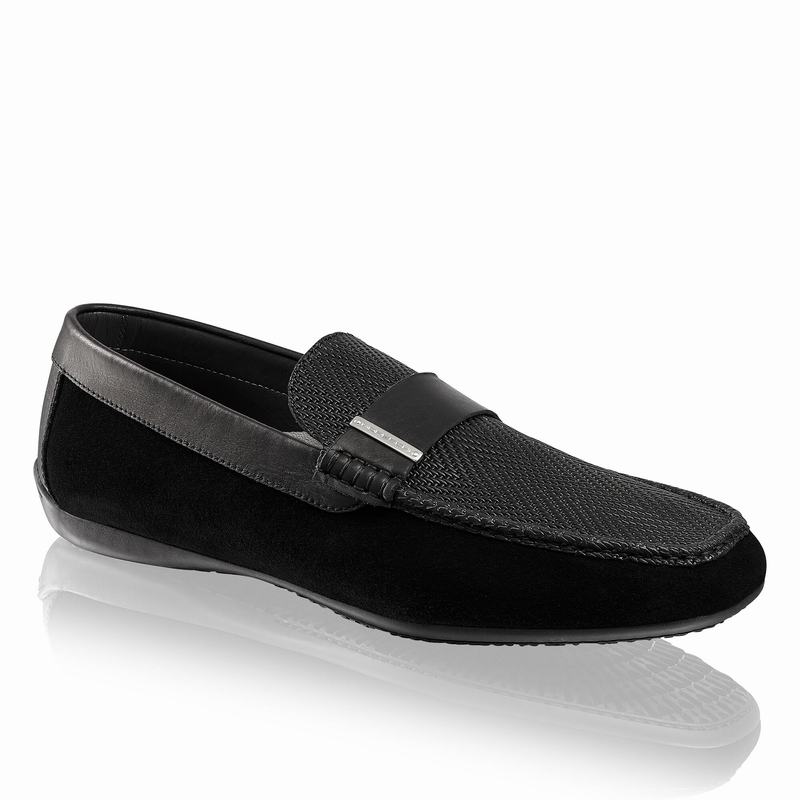 Russell And Bromley Yoga Mockasiner Herr Svarta | CTP7318QZ