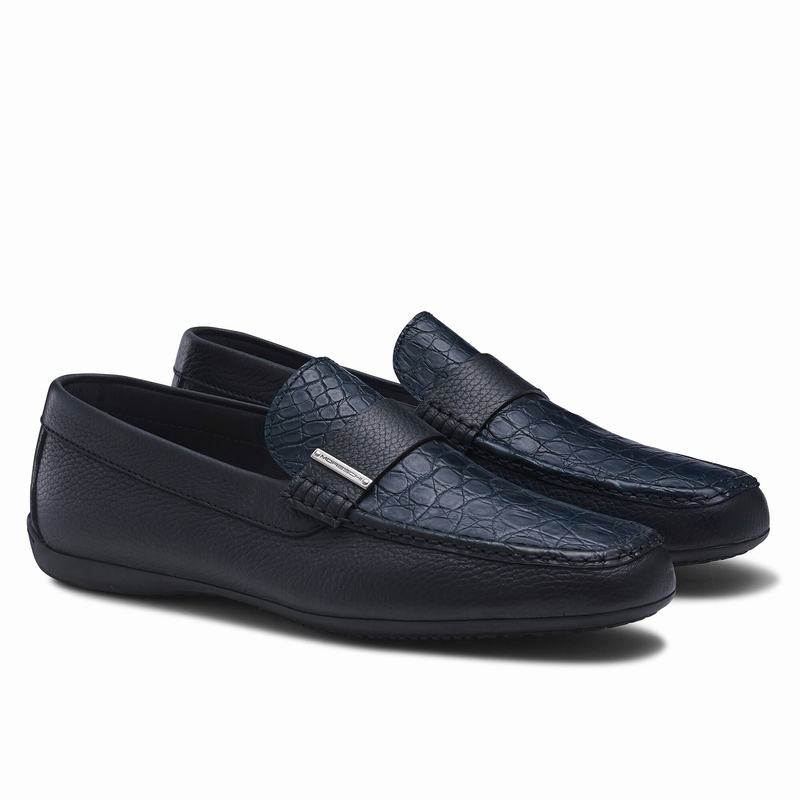 Russell And Bromley Yoga Mockasiner Herr Blå | EPC618OZ