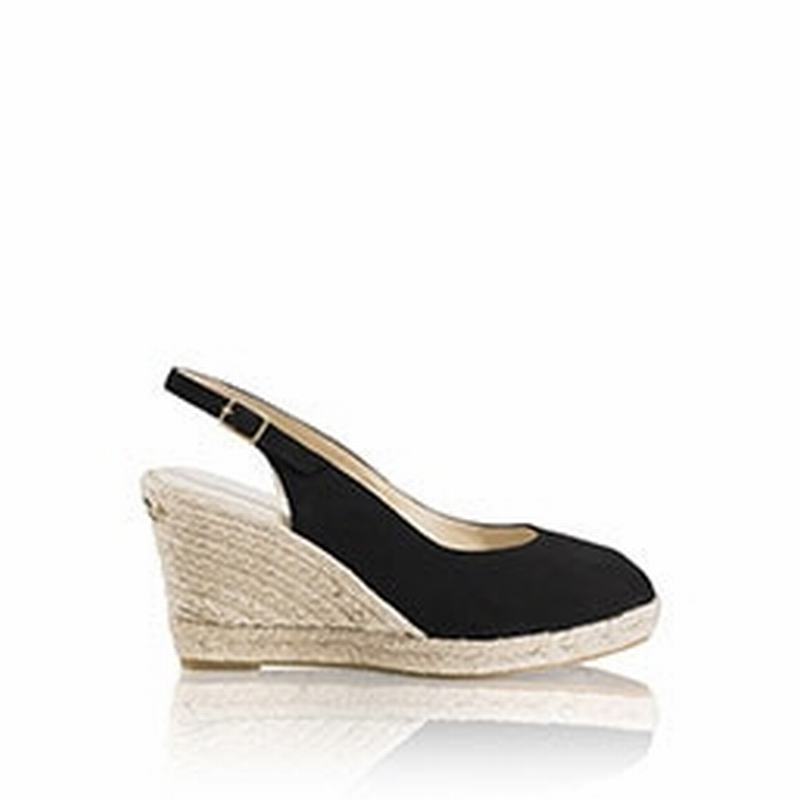 Russell And Bromley Candyfloss Espadrille Dam Svarta | PWK746PM