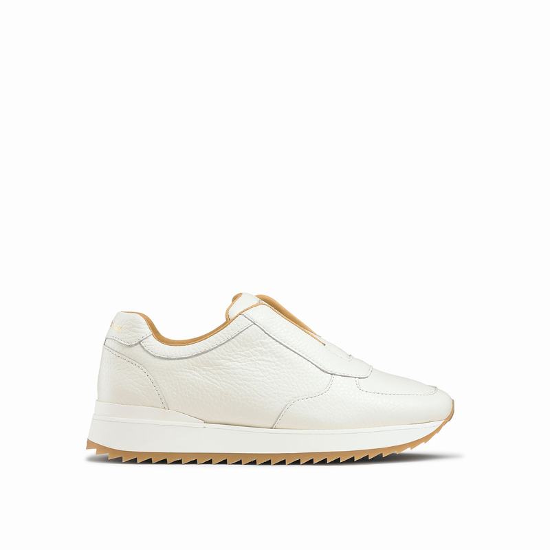 Russell And Bromley Catch Me Plattform Sneakers Dam Vita | OLH10023WR