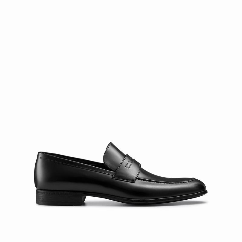 Russell And Bromley Denver Mockasiner Herr Svarta | VVK2028CS