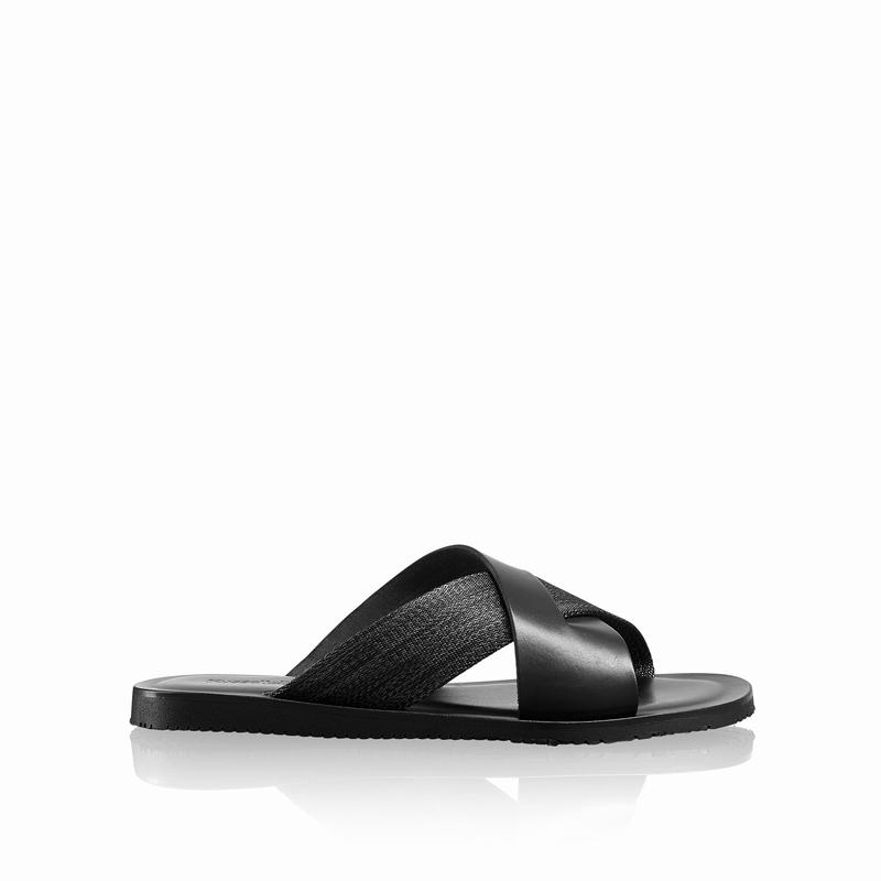 Russell And Bromley Fab Badtofflor Herr Svarta | ZVM602PI