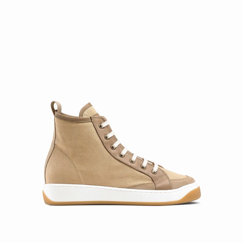 Russell And Bromley Homerun Höga Sneakers Dam Bruna | LGI916IY