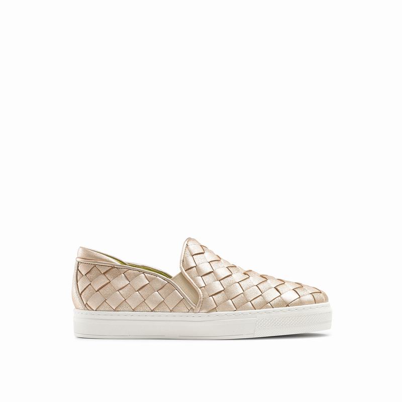 Russell And Bromley Jenna Slip On Sneakers Dam Metallic | UCQ626PE