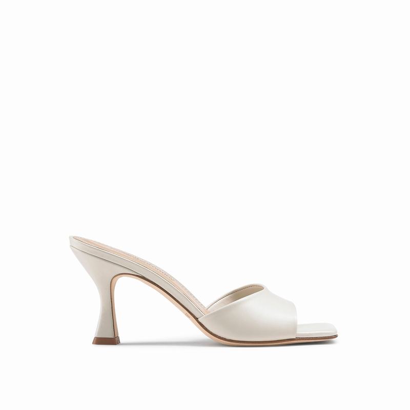 Russell And Bromley Mojito Sandaler Klack Dam Grädde Vita | WAU882HE