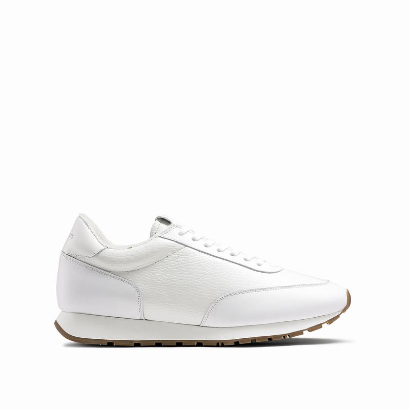 Russell And Bromley Out Run Låga Sneakers Herr Vita | NHM8281HK