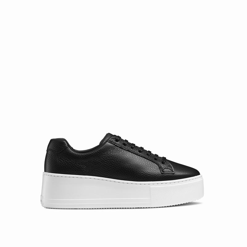 Russell And Bromley Park Life Plattform Sneakers Dam Svarta | GGY786KW