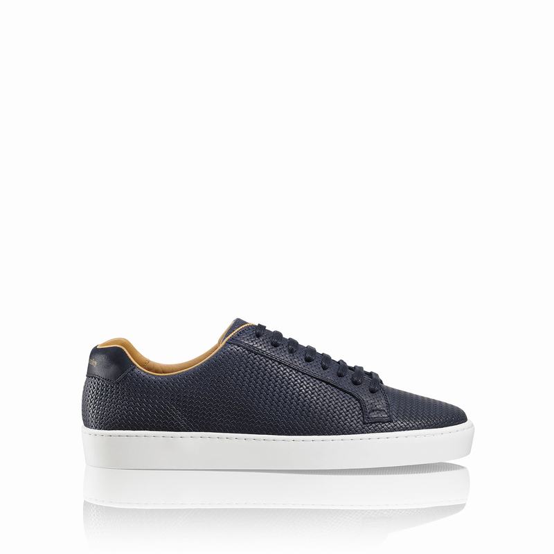 Russell And Bromley Park Run Låga Sneakers Herr Blå | SWQ660LQ