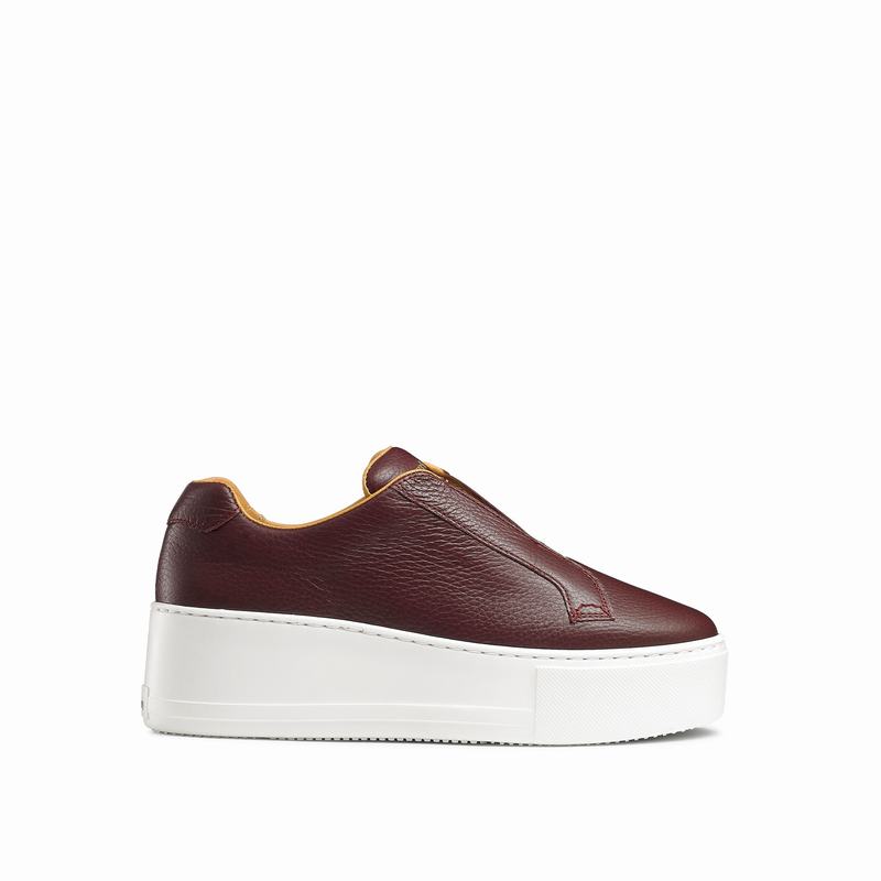 Russell And Bromley Park Up Plattform Sneakers Dam Röda | XEJ5889PH