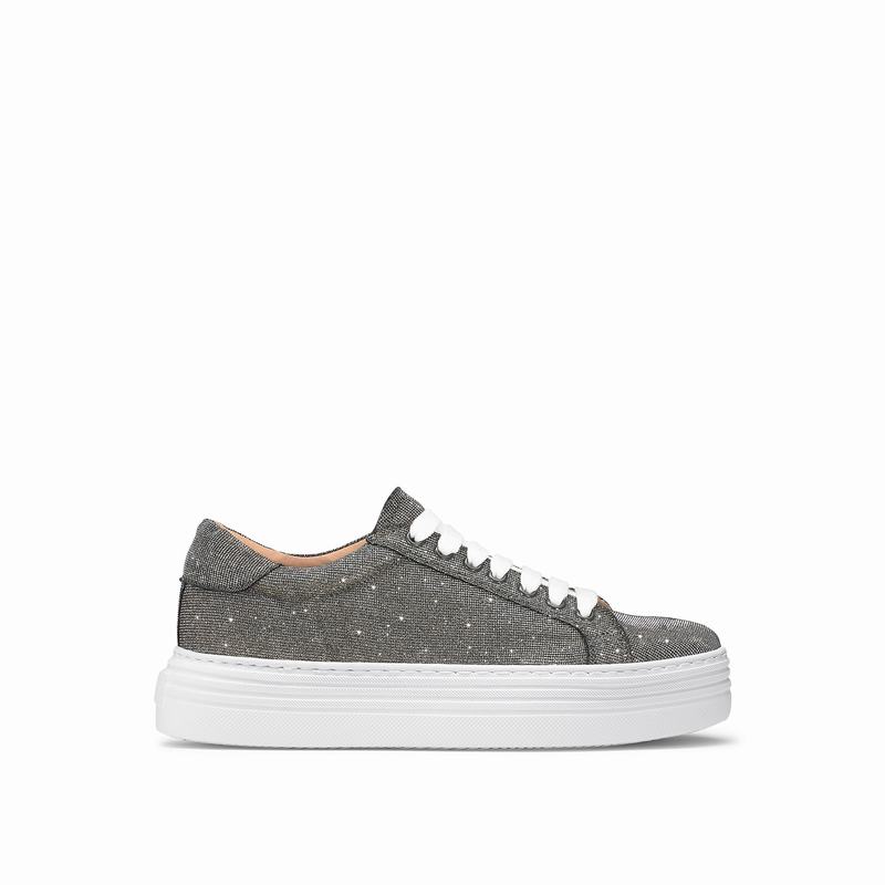 Russell And Bromley Saturn Plattform Sneakers Dam Metallic | DFV3392CN