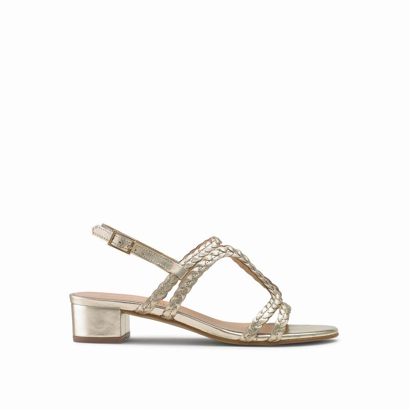 Russell And Bromley Twister Kilklack Sandaler Dam Metallic | DPP1225DT