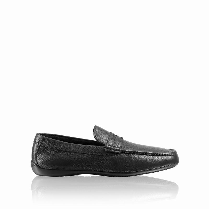 Russell And Bromley Ultimate Mockasiner Herr Svarta | ROS5374XH