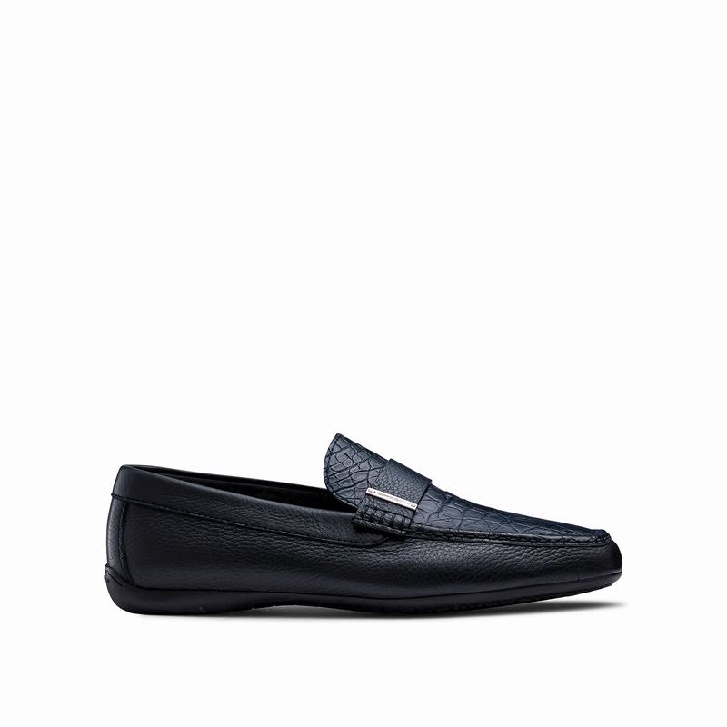 Russell And Bromley Yoga Mockasiner Herr Blå | EPC618OZ